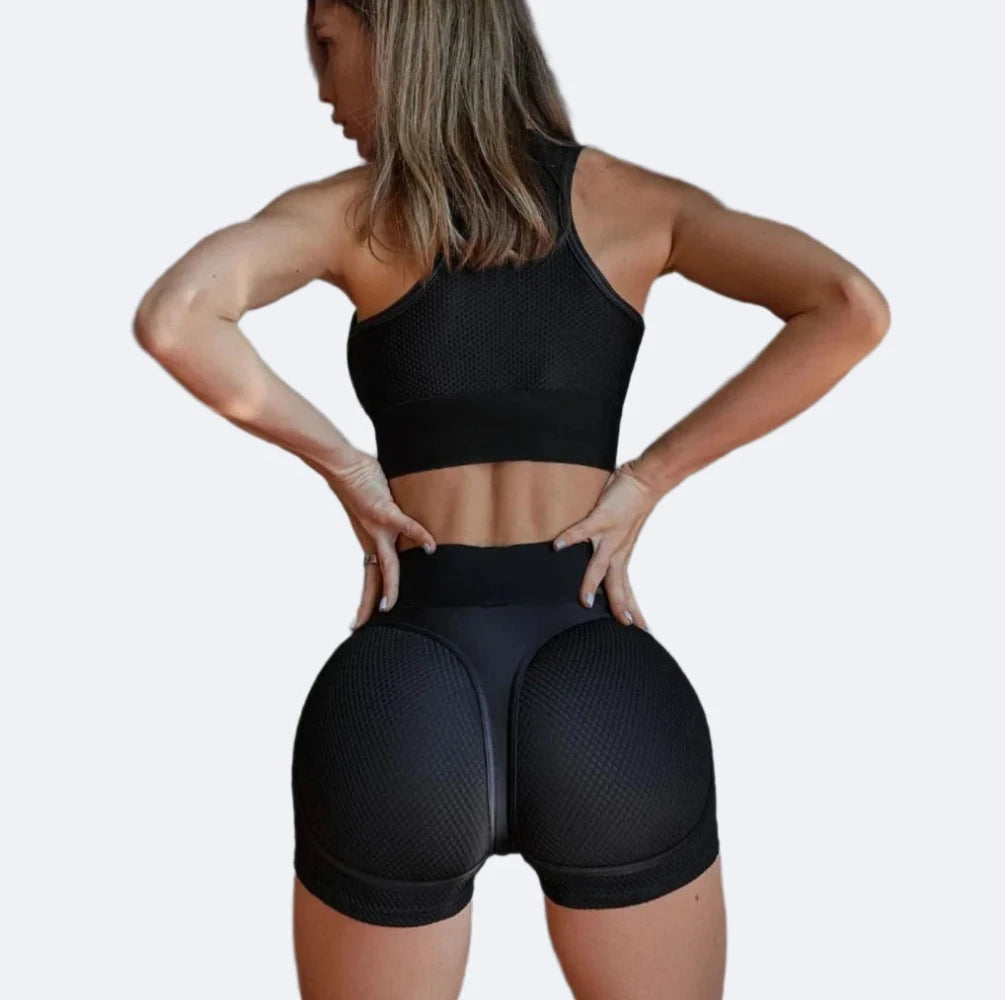 Mesh Gym Set for Women - Sexy Workout Outfit